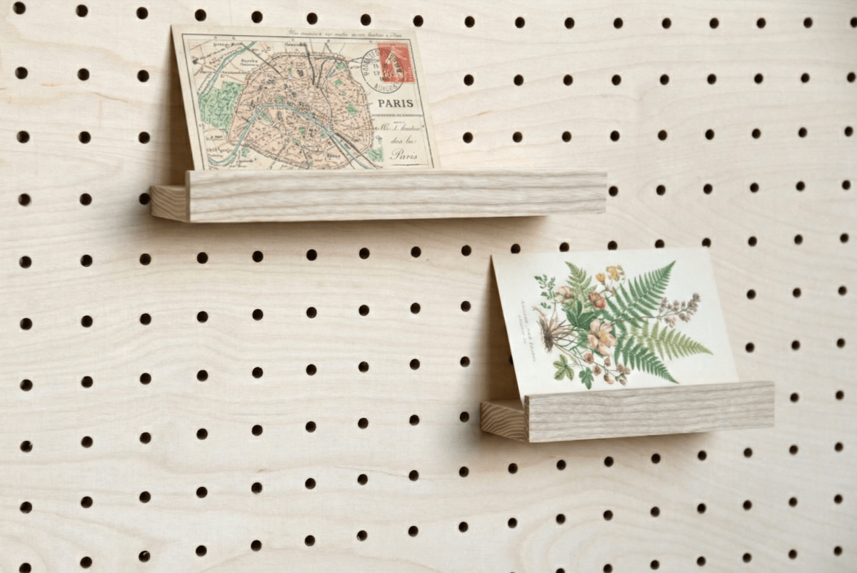 Cimaise en bois pour Pegboard et présentoir pour livre - Accessoires - Aire - A3-1 - 3