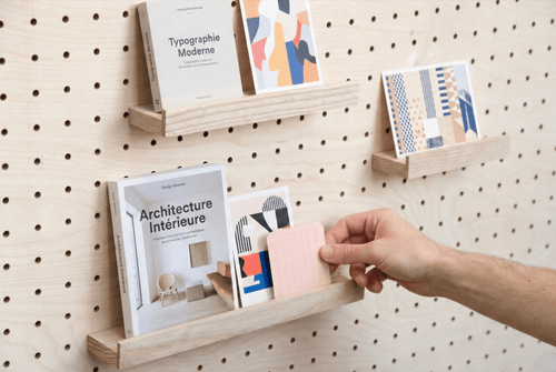 Cimaise en bois pour Pegboard et présentoir pour livre - Accessoires - Aire - A3-1 - 1