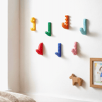 Crochets Muraux Colorés Aire - Patères murales déco et minimalistes - Crochets - Aire - M233-1 - 1