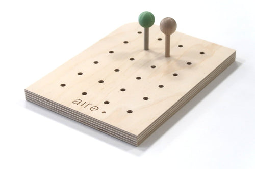 Échantillon pegboard Aire - panneau perforé miniature - Aire - A248-1 - 2