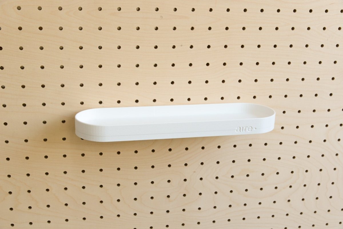 Étagère avec rebords pour pegboard – tablette murale de rangement - Aire -  - 7