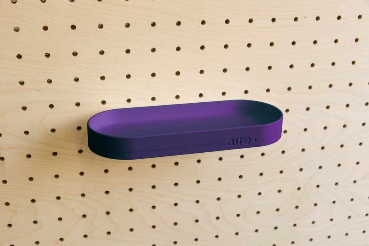 Étagère avec rebords pour pegboard – tablette murale de rangement - Aire -  - 37