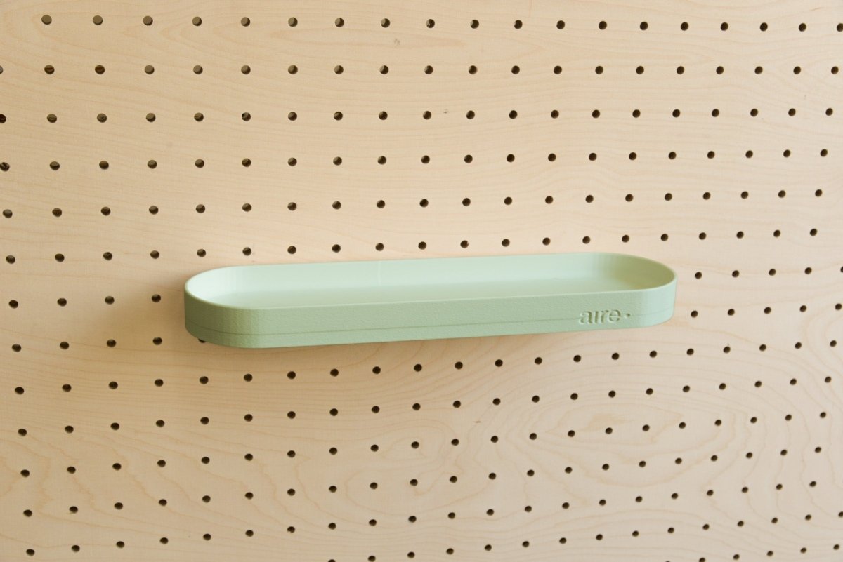 Étagère avec rebords pour pegboard – tablette murale de rangement - Aire -  - 43