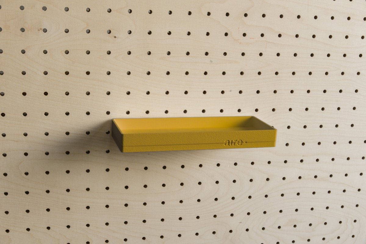Étagère avec rebords pour pegboard – tablette murale de rangement - Aire -  - 30