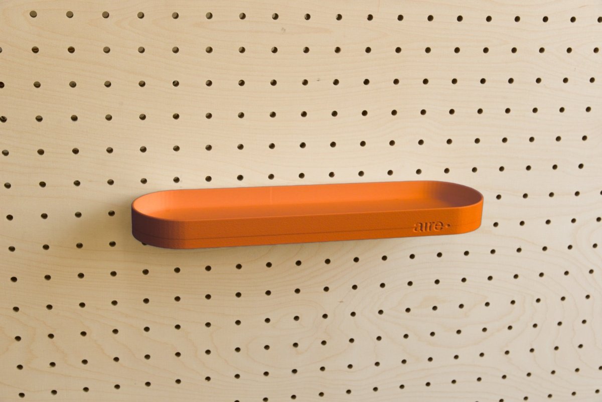 Étagère avec rebords pour pegboard – tablette murale de rangement - Aire -  - 35