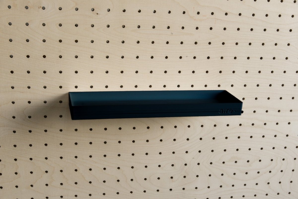 Étagère avec rebords pour pegboard – tablette murale de rangement - Aire -  - 4