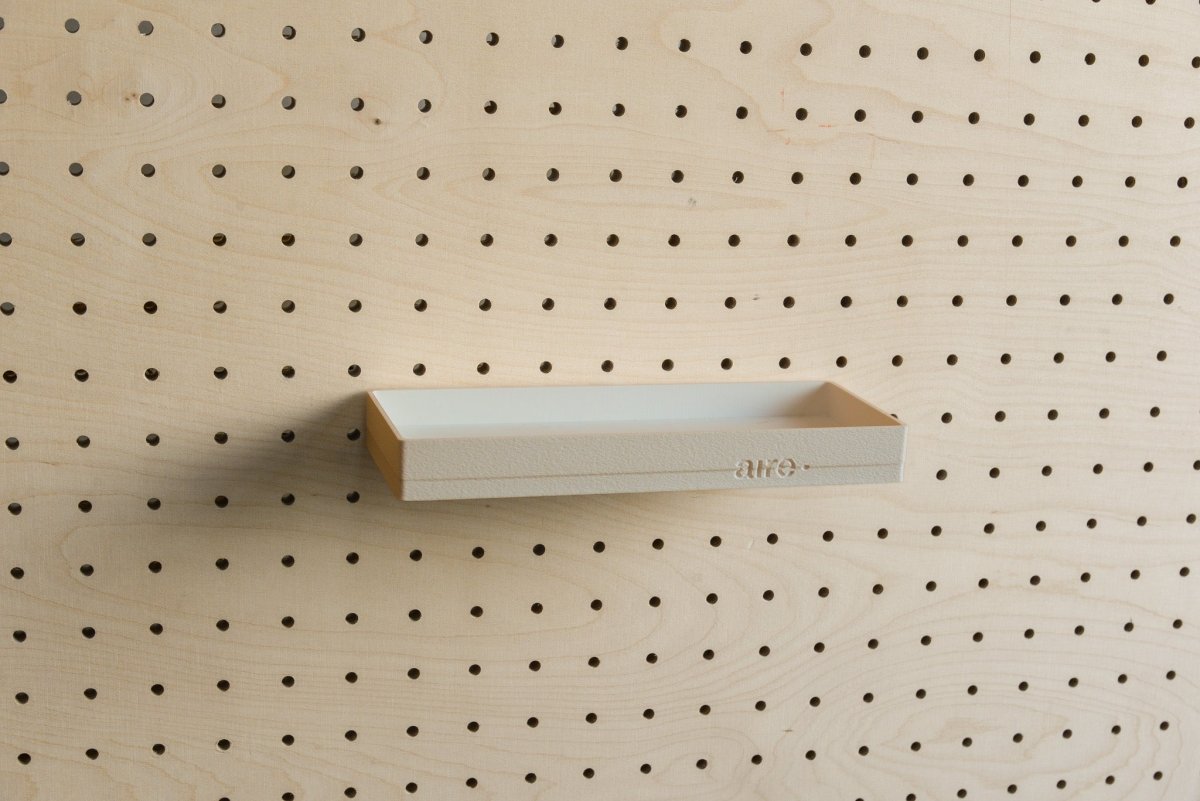 Étagère avec rebords pour pegboard – tablette murale de rangement - Aire -  - 10