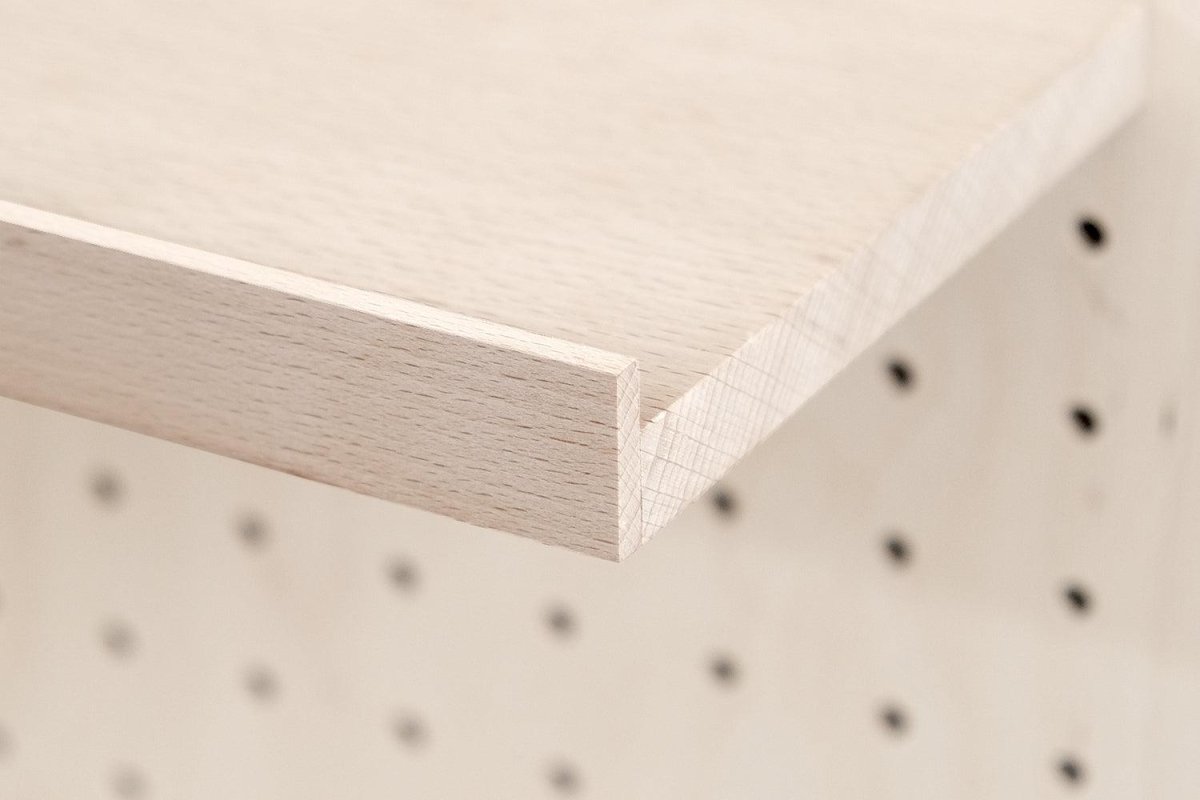 Étagère en bois pour Pegboard - La tablette murale en bois massif pour votre quotidien - Accessoires - Aire - A195-1 - 10
