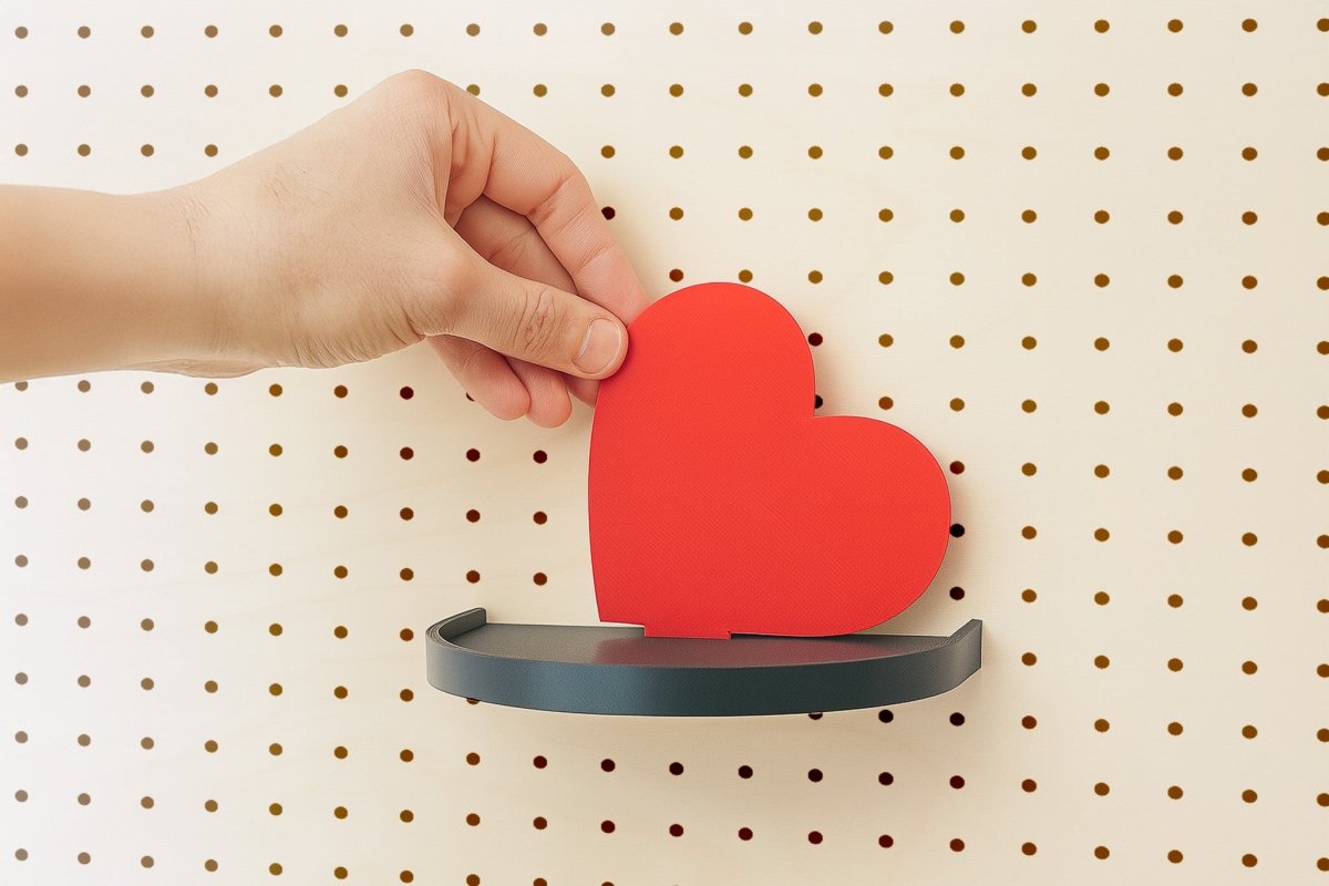 Étagère Nuage, Cœur, Soleil pour Pegboard - Accessoires - Aire - A93-17 - 3