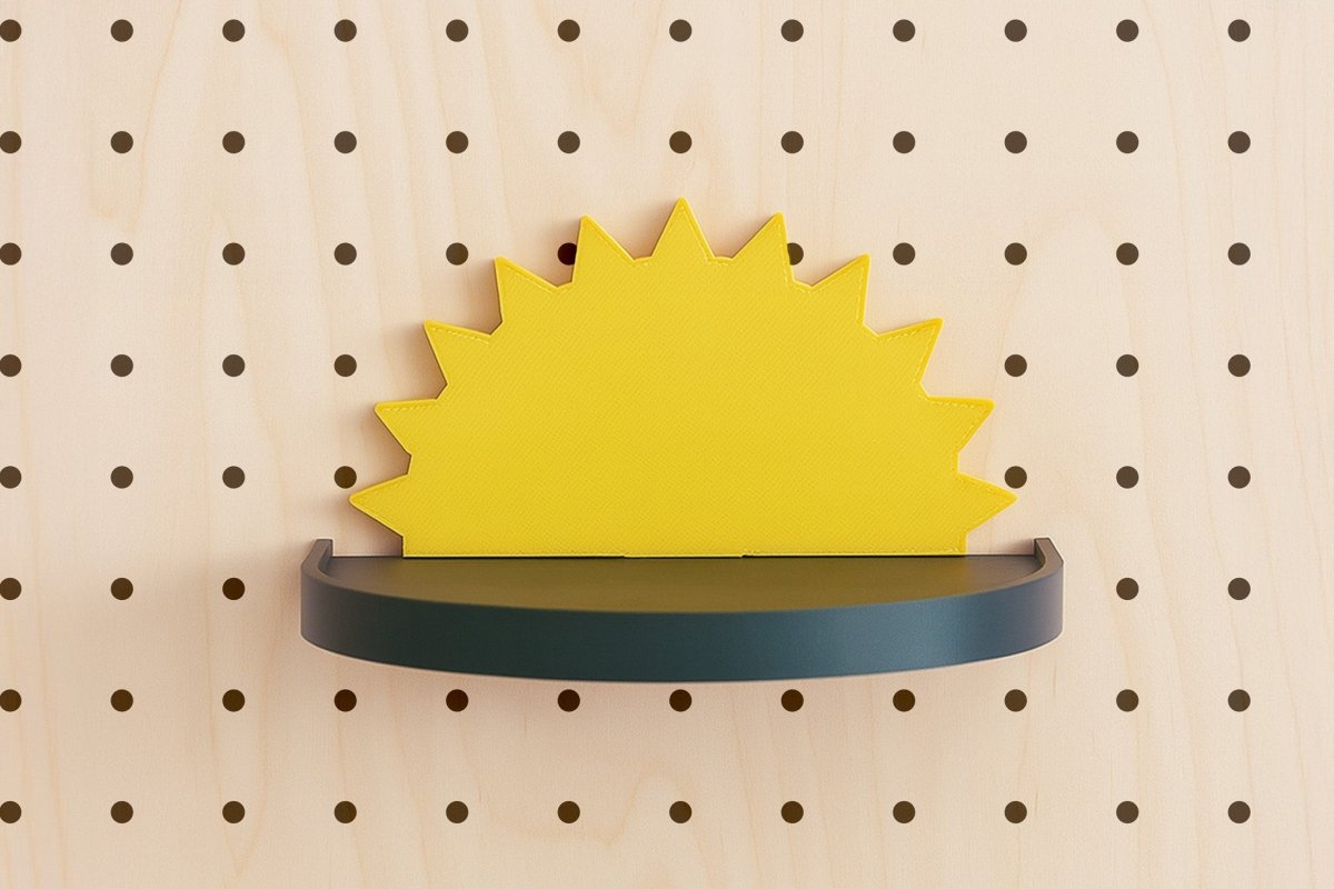Étagère Nuage, Cœur, Soleil pour Pegboard - Accessoires - Aire - A93-17 - 4