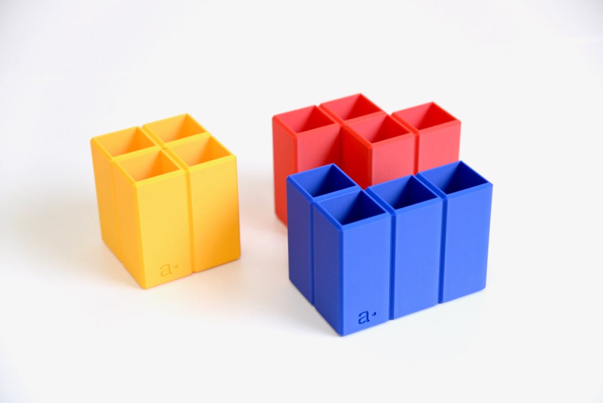 Organiseur de bureau - Pot à stylos modernes et colorés - Colorblocks - Aire -  - 10