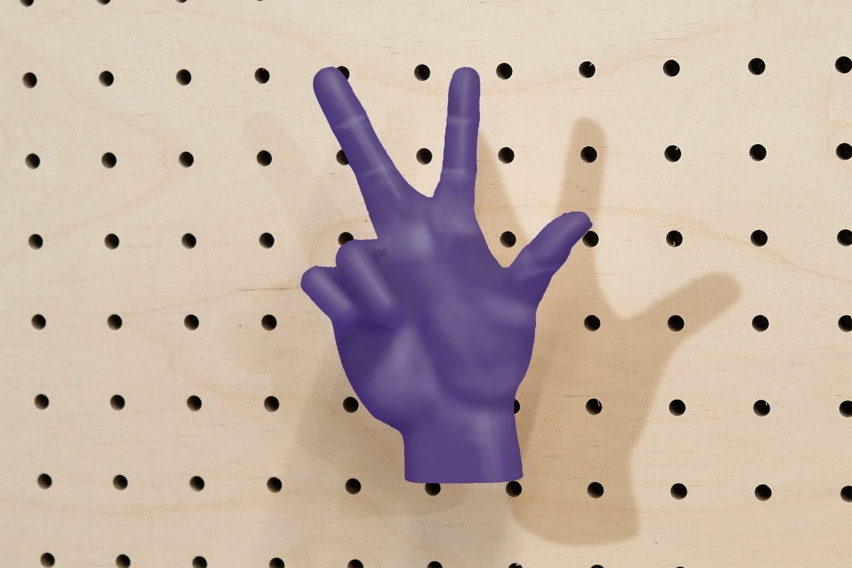 Patère en forme de Main - Déco Maison en impression 3D - Accessoires - Aire - A100-23 - 45