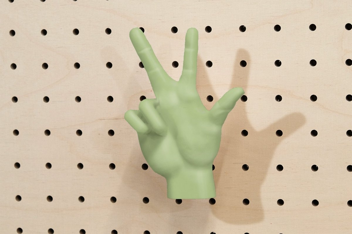 Patère en forme de Main - Déco Maison en impression 3D - Accessoires - Aire - A100-7 - 49