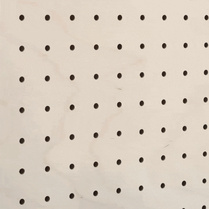 Colgador de pared de colores – percha para pegboard y panel perforado