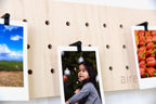 Pegboard 48 x 12 cm avec 5 pinces porte photos - Pegboard - Aire -  - 5