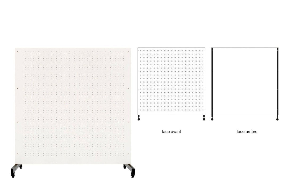 Pegboard autoportant et mobile sur roulettes - Pegboard - Aire - A234-9 - 14