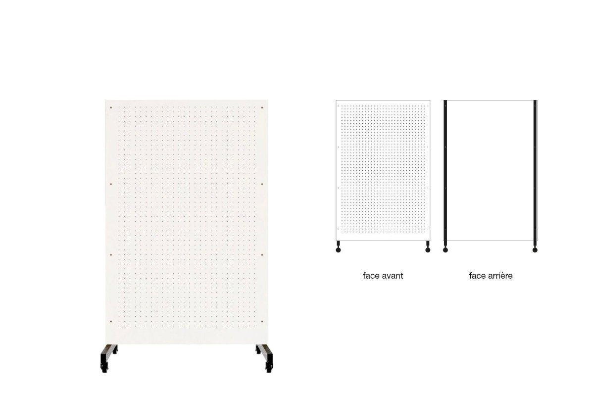 Pegboard autoportant et mobile sur roulettes - Pegboard - Aire - A233-9 - 13