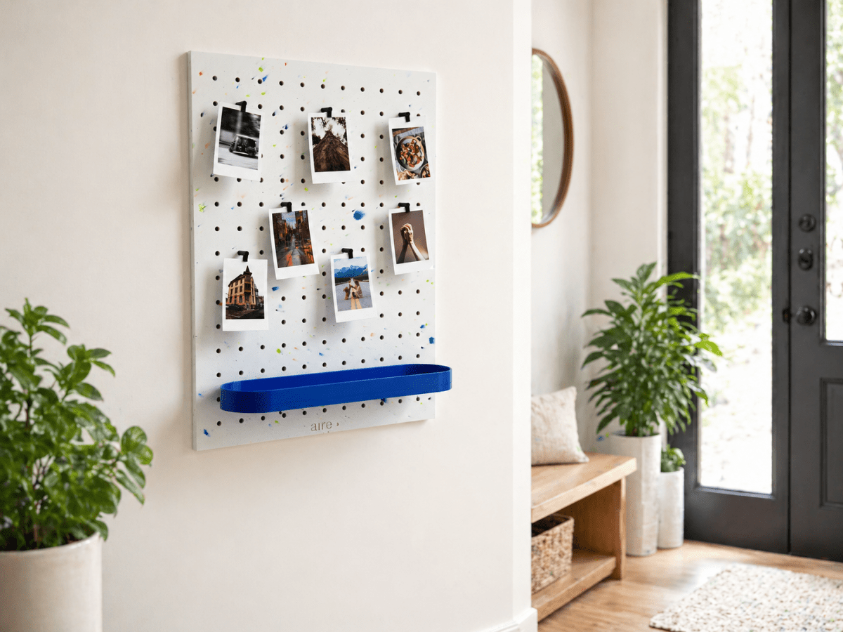 Pegboard Polygood - 100% Plastique recyclé avec accessoires - Aire -  - 1