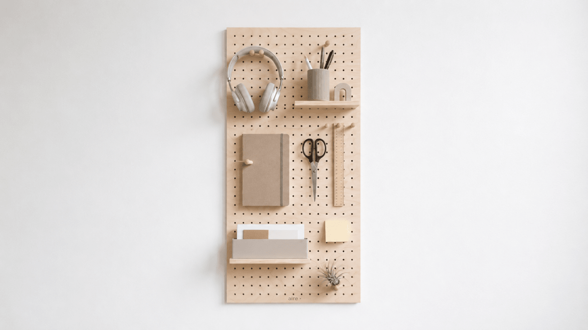 Pegboard Starter Kit : l'étagère modulaire personnalisable parfaite. - Rangement mural modulable - Aire -  - 14