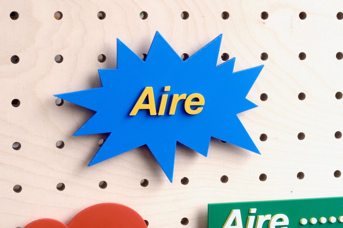 Pictogrammes et insignes pour panneau perforé - Accessoires - Aire - A241-3 - 2