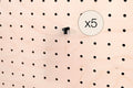 Pinces Cartes et Porte Photo en impression 3D pour Pegboard - Accessoires - Aire - A67-1 - 6