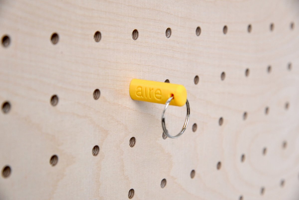Porte clés anneau avec goupille intégrée pour pegboard - Aire -  - 6