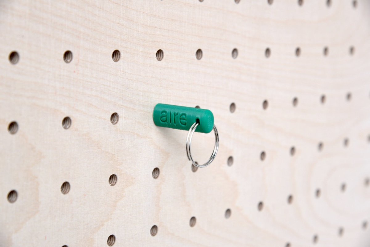 Porte clés anneau avec goupille intégrée pour pegboard - Aire -  - 5