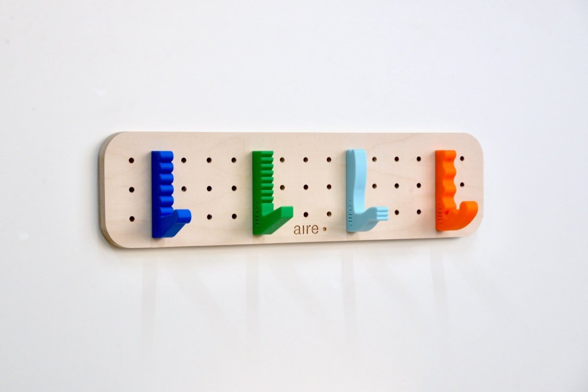 Porte manteau CrazyHooks - Pegboard - Aire -  - 3