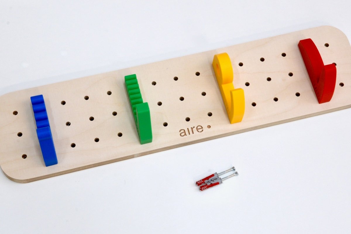 Porte manteau CrazyHooks - Pegboard - Aire -  - 5