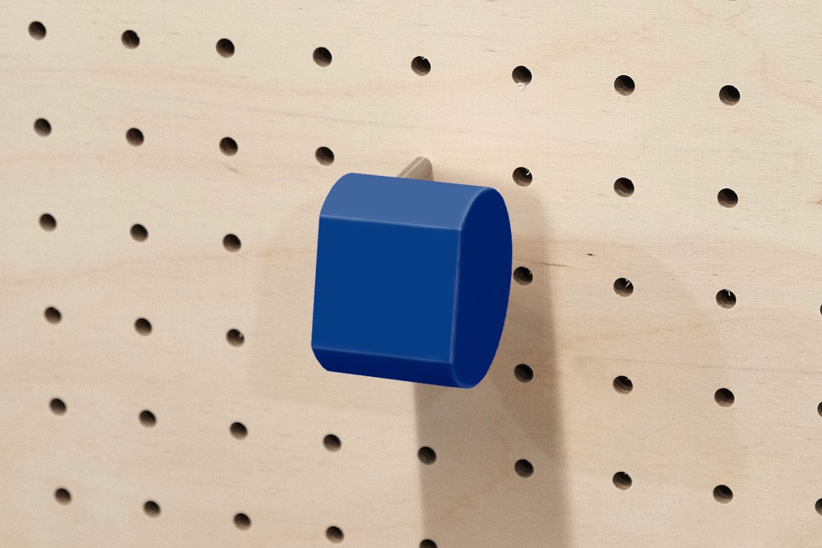 Porte - montre mural pour Pegboard - Porte - montre en impression 3D et inox - Accessoires - Aire - A88-28 - 14