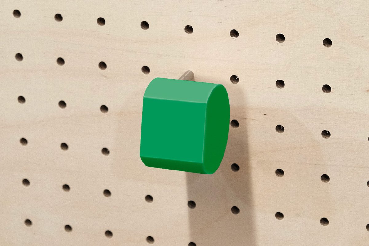 Porte - montre mural pour Pegboard - Porte - montre en impression 3D et inox - Accessoires - Aire - A88-29 - 15