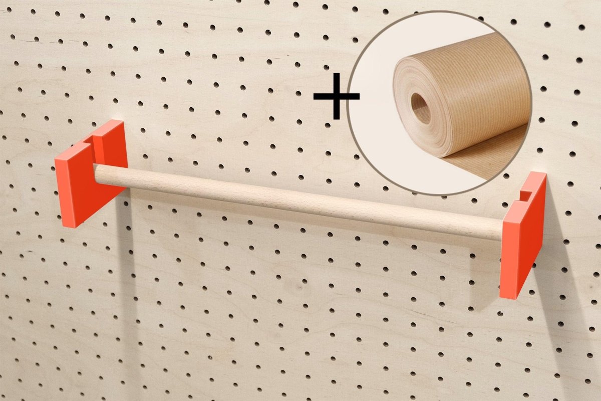 Porte rouleau kraft pour Pegboard - Accessoires - Aire - A104-8 - 18