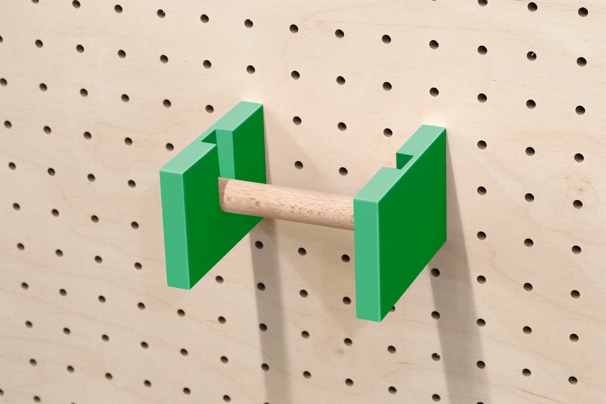 Porte rouleau papier toilette pour Pegboard - Accessoires - Aire - A101-29 - 14
