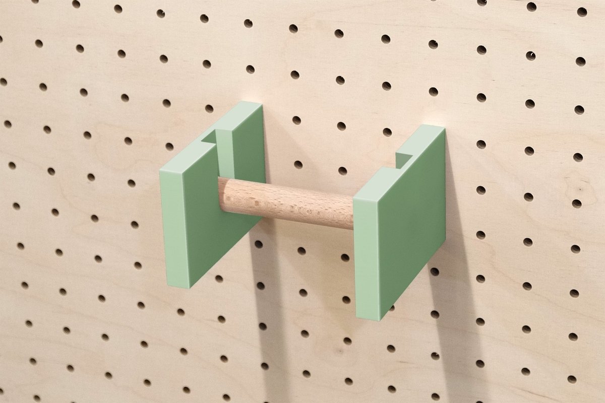 Porte rouleau papier toilette pour Pegboard - Accessoires - Aire - A101-7 - 16