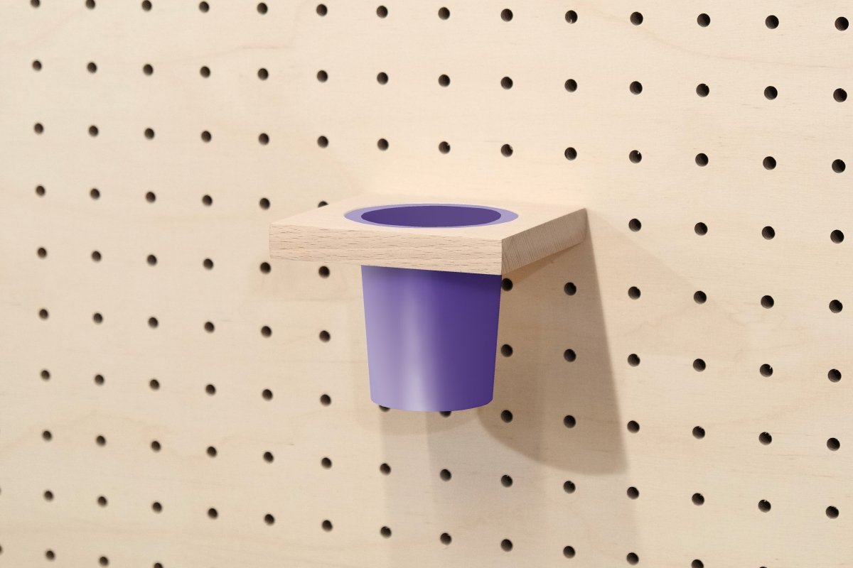 Pot à crayons suspendu pour Pegboard - Accessoires - Aire - A51-23 - 18