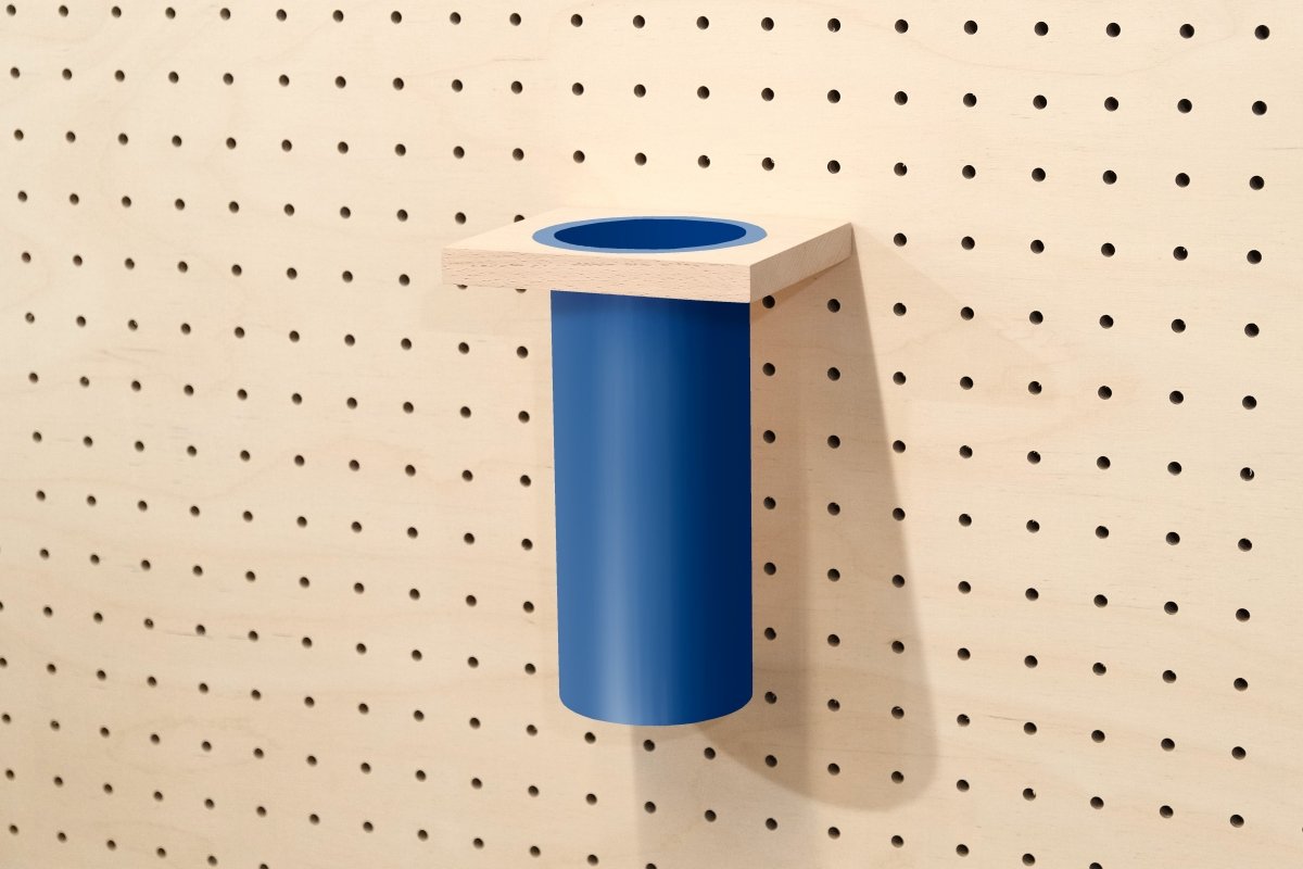 Pot à ustensiles pour Pegboard - Rangement créatif pour la cuisine - Accessoires - Aire - A72-28 - 24