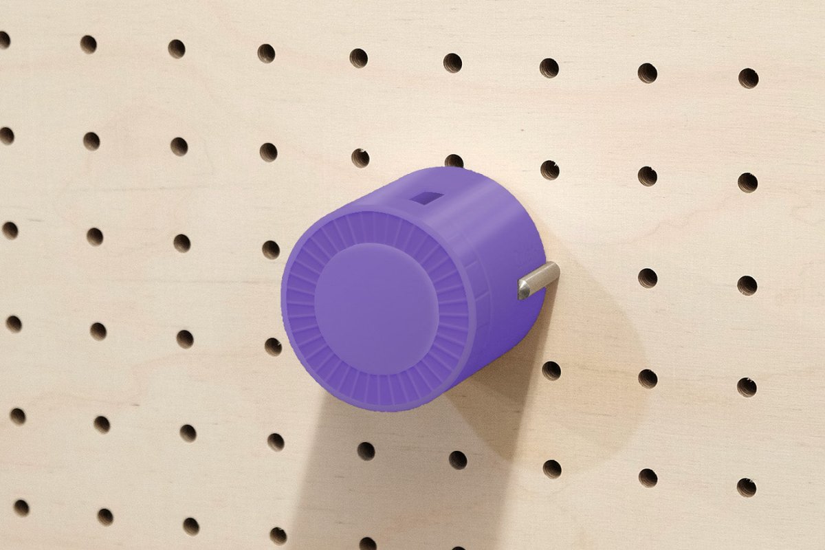 Roule - câble téléphone - Enrouleur de câble pour Pegboard - Accessoires - Aire - A90-23 - 18