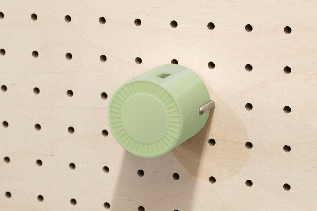 Roule - câble téléphone - Enrouleur de câble pour Pegboard - Accessoires - Aire - A90-7 - 22