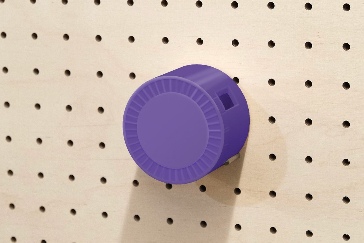 Roule - câble téléphone - Enrouleur de câble pour Pegboard - Accessoires - Aire - A91-23 - 23