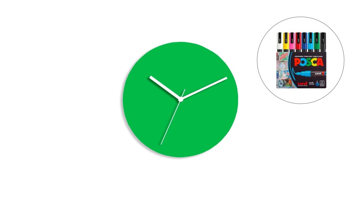 Sketch Clock® : L'horloge colorée créative et personnalisable à l'infini - Horloge - Aire - M195-27 - 29