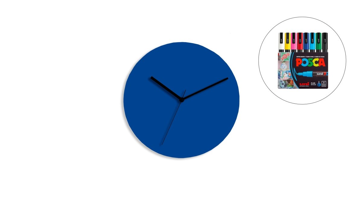 Sketch Clock® : L'horloge colorée créative et personnalisable à l'infini - Horloge - Aire - M195-23 - 26