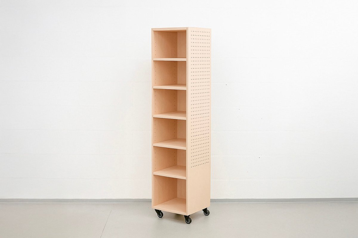 Tour de rangement perforée - Pegboard casier de rangement sur roulettes - Pegboard - Aire - TOUR1 - 10