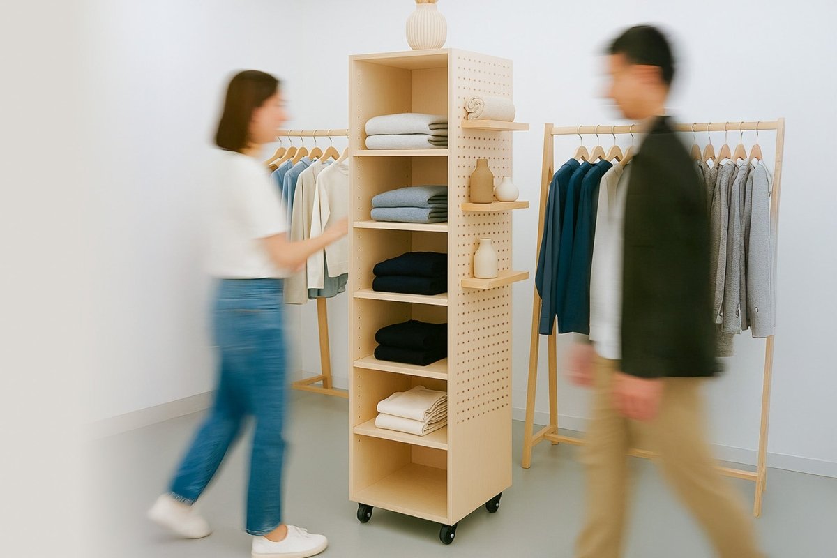 Tour de rangement perforée - Pegboard casier de rangement sur roulettes - Pegboard - Aire - TOUR1 - 3