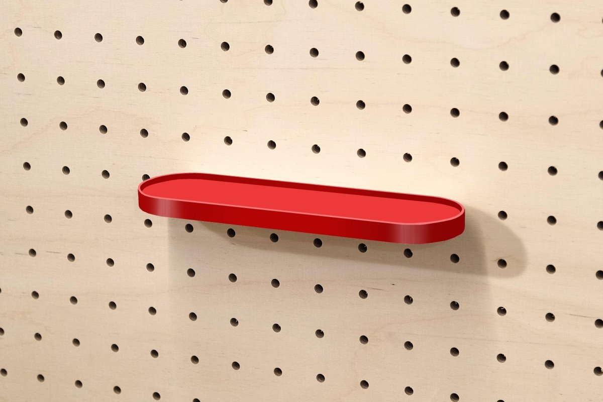 Étagère arrondie - tablette de rangement retro pour Pegboard - Accessoires - Aire - A83-21 - 6
