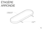 Étagère arrondie - tablette de rangement retro pour Pegboard - Accessoires - Aire - A83-27 - 9