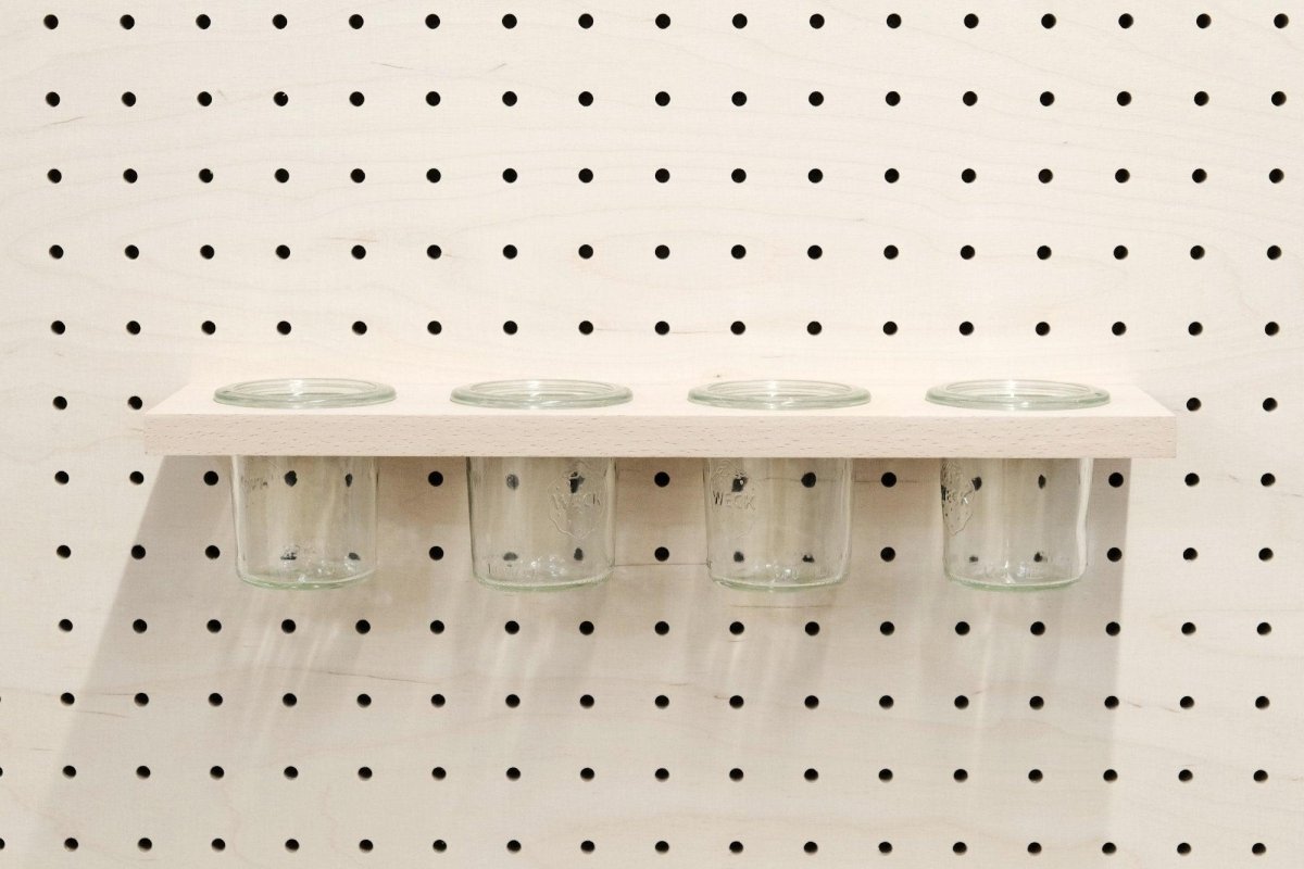 Porte bocaux - étagère pour épices et perles - accessoire pour Pegboard - Accessoires - Aire - A144-1 - 3