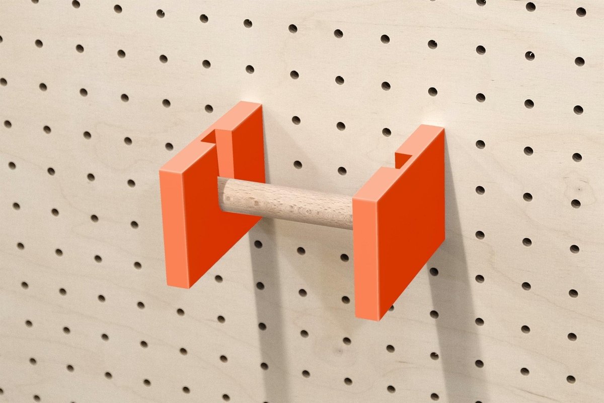 Porte rouleau papier toilette pour Pegboard - Accessoires - Aire - A101-8 - 9