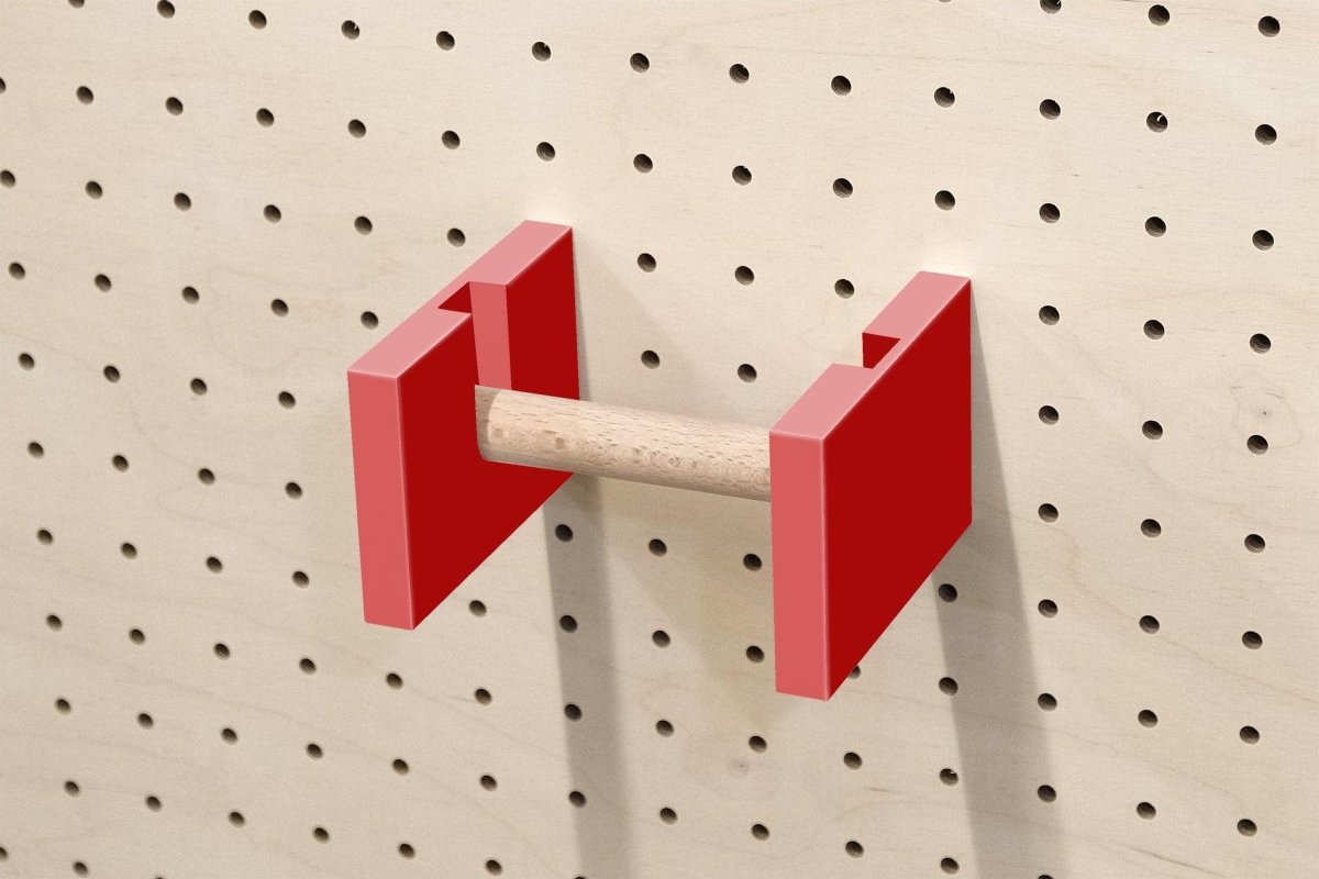 Porte rouleau papier toilette pour Pegboard - Accessoires - Aire - A101-21 - 8