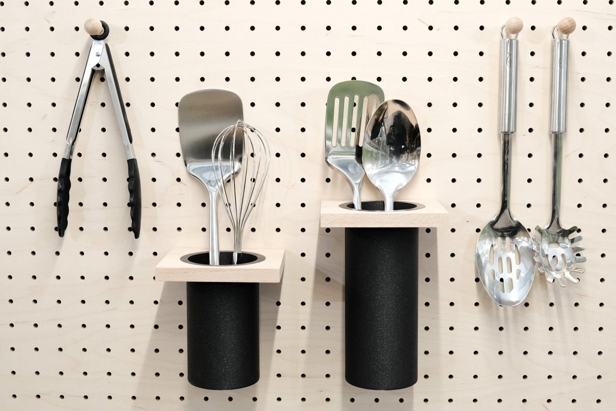 Pot à ustensiles pour Pegboard - Rangement créatif pour la cuisine - Accessoires - Aire - A71-17 - 5