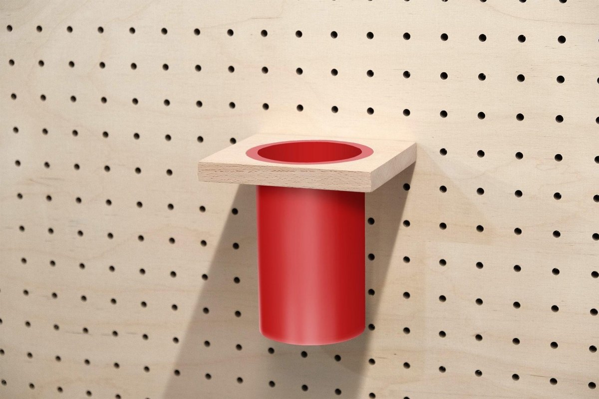 Pot à ustensiles pour Pegboard - Rangement créatif pour la cuisine - Accessoires - Aire - A71-21 - 14
